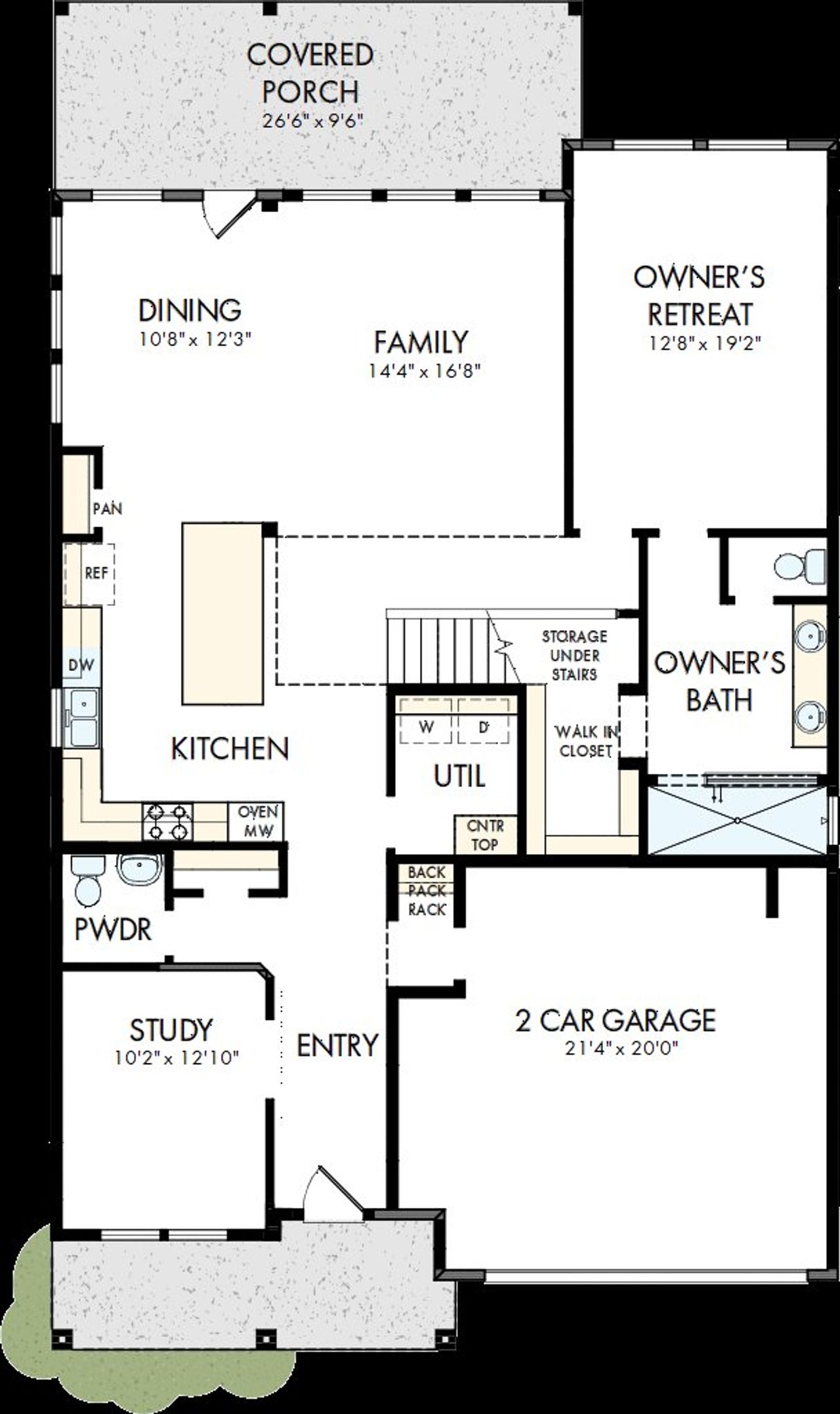 2D floor plan layout of this home in Davis Ranch 50', San Antonio, TX (Image 2). 2D floor plan layout of this home in Davis Ranch 50', San Antonio, TX (Image 2).