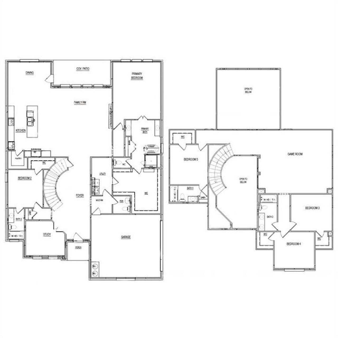 2D floor plan layout of this home in , DeSoto, TX (Image 2).