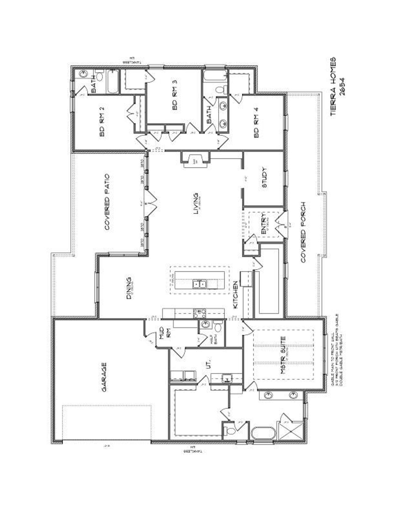 2D floor plan layout of this home in , Holland, TX (Image 2). 2D floor plan layout of this home in , Holland, TX (Image 2).