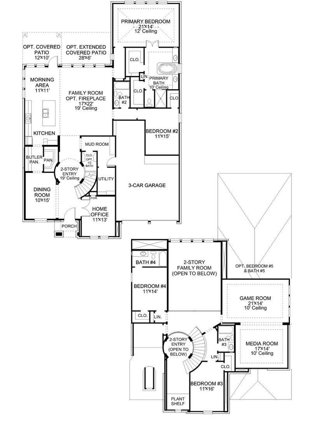 2D floor plan layout of this home in Valencia, Manvel, TX (Image 2).