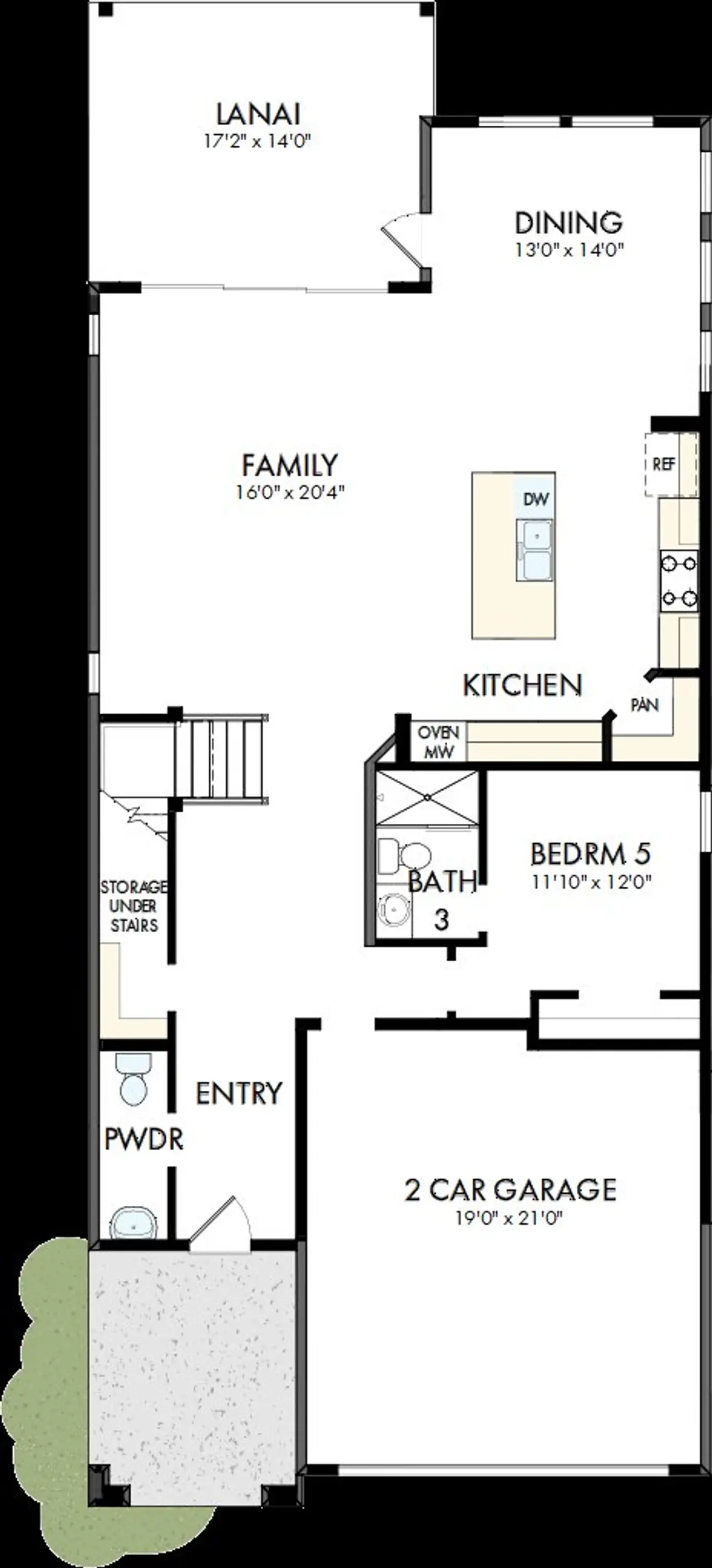 2D floor plan layout of this home in Evergreen Island at Silverleaf - Executive Collection, St. Augustine, FL (Image 2). 2D floor plan layout of this home in Evergreen Island at Silverleaf - Executive Collection, St. Augustine, FL (Image 2).