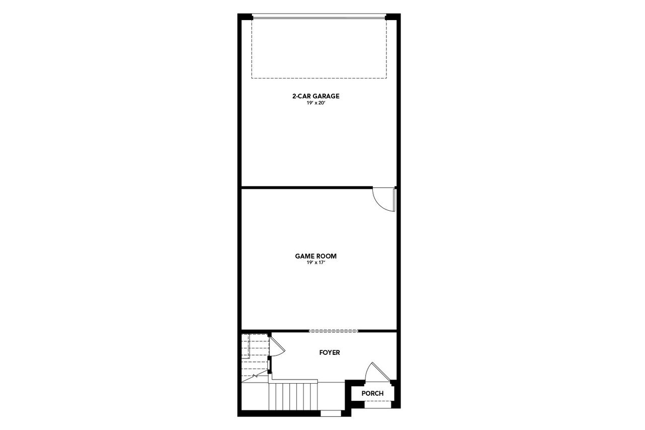 2D floor plan layout for the Liberty by DRB Homes in Collin Creek, Plano, TX (Image 2). 2D floor plan layout for the Liberty by DRB Homes in Collin Creek, Plano, TX (Image 2).