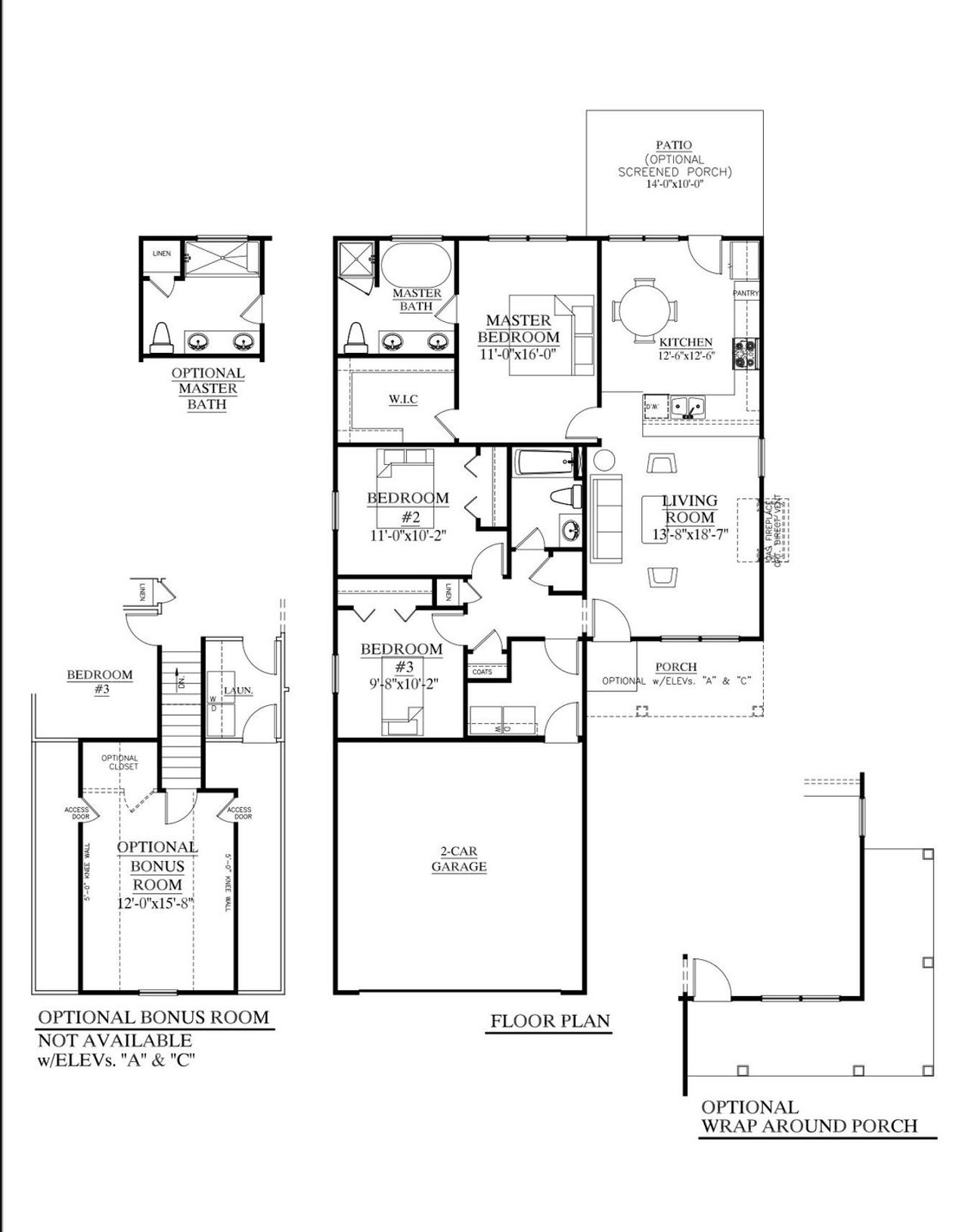 2D floor plan layout of this home in , Hollywood, SC (Image 2).