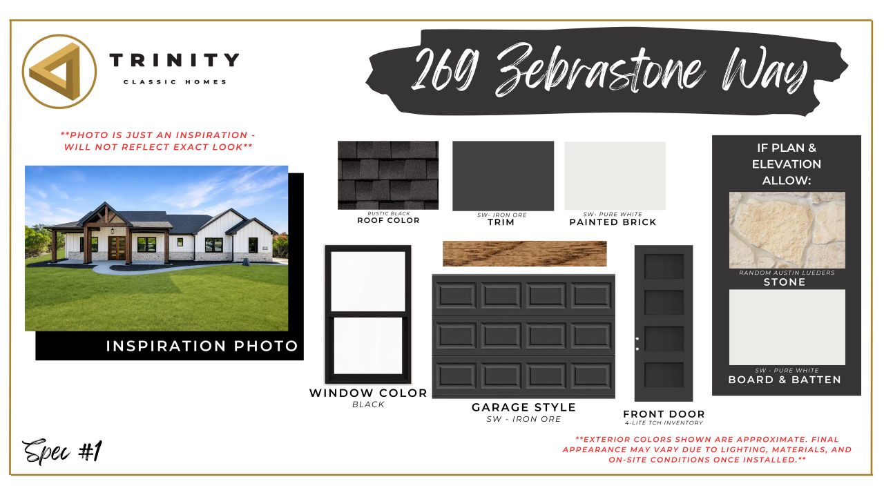 Sample of building materials used in homes in Zion Trails, Poolville (Image 2).