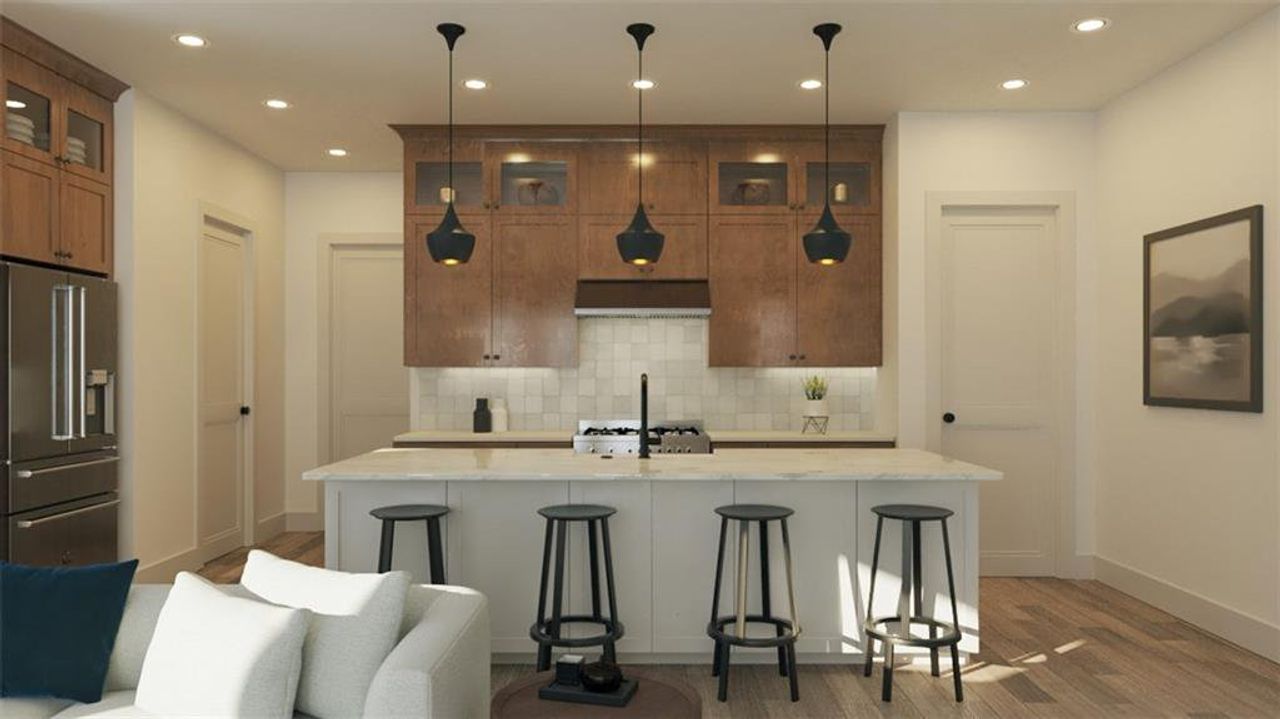 Furnished interior view inside a new home in , Braselton (Image 2).