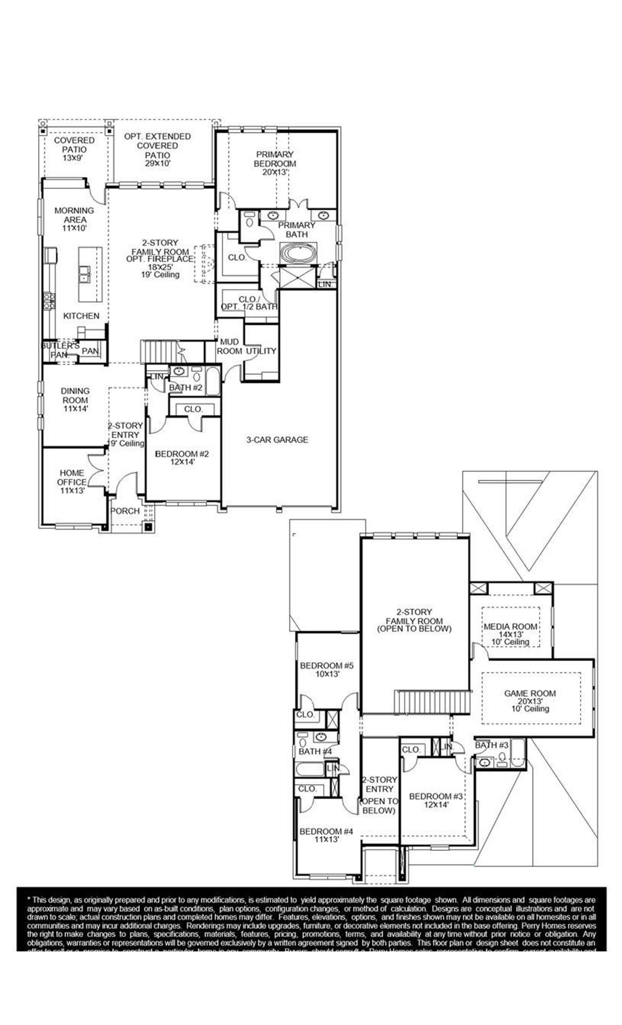 2D floor plan layout of this home in Valencia 60', Manvel, TX (Image 2).