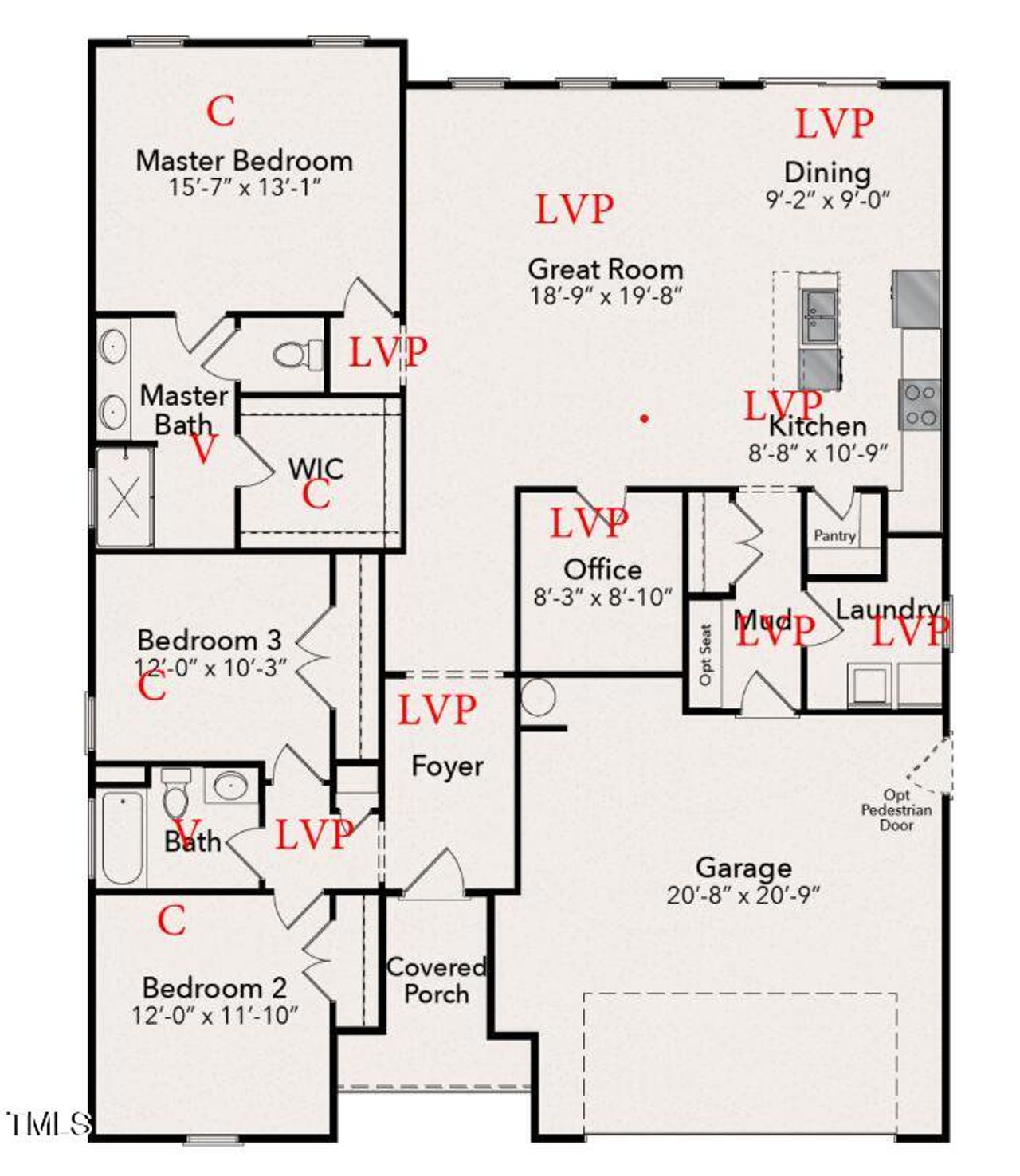 Floor Plan - Lot 105 DL