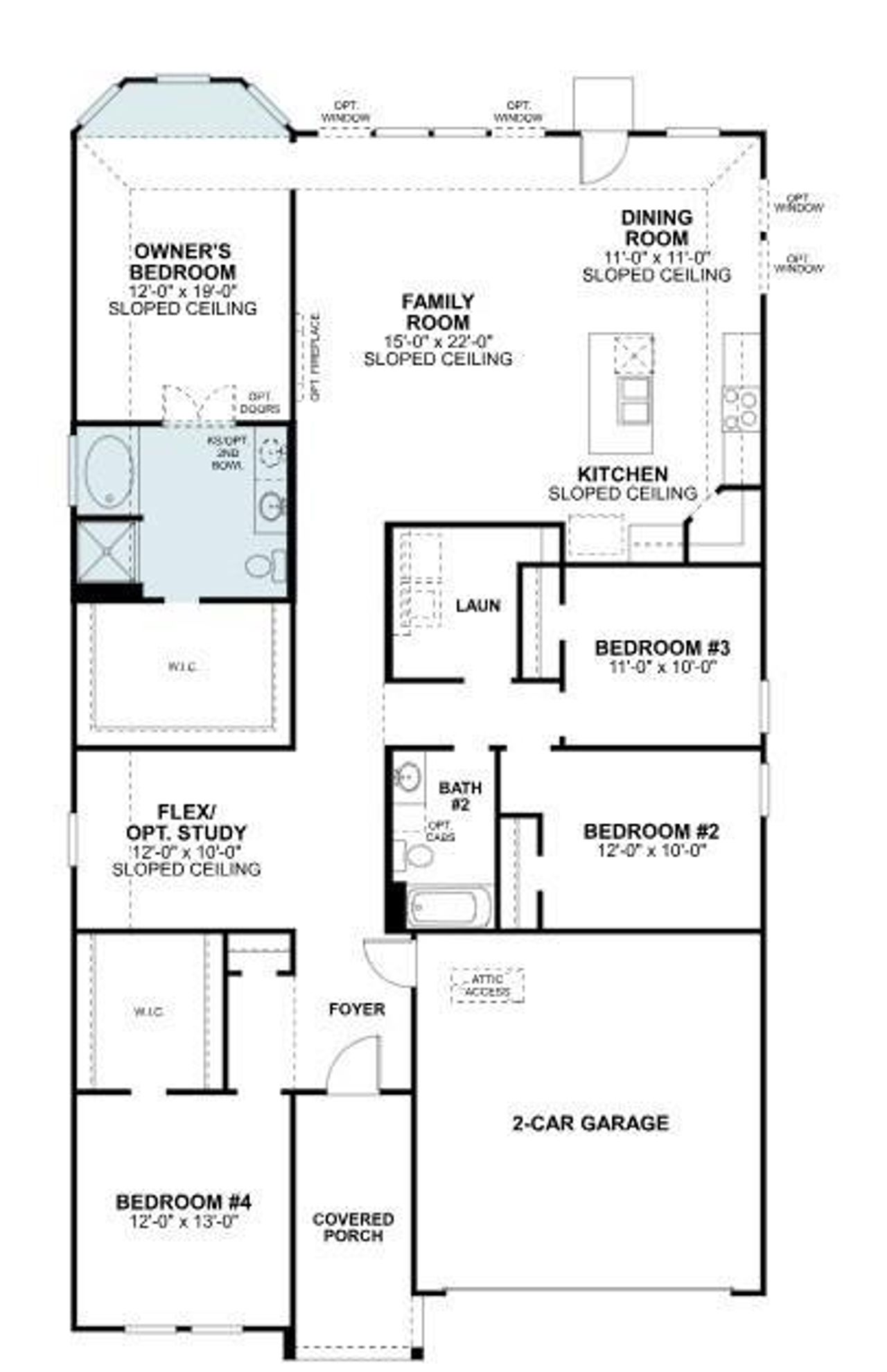 2D floor plan layout of this home in Summerview, Fulshear, TX (Image 2). 2D floor plan layout of this home in Summerview, Fulshear, TX (Image 2).