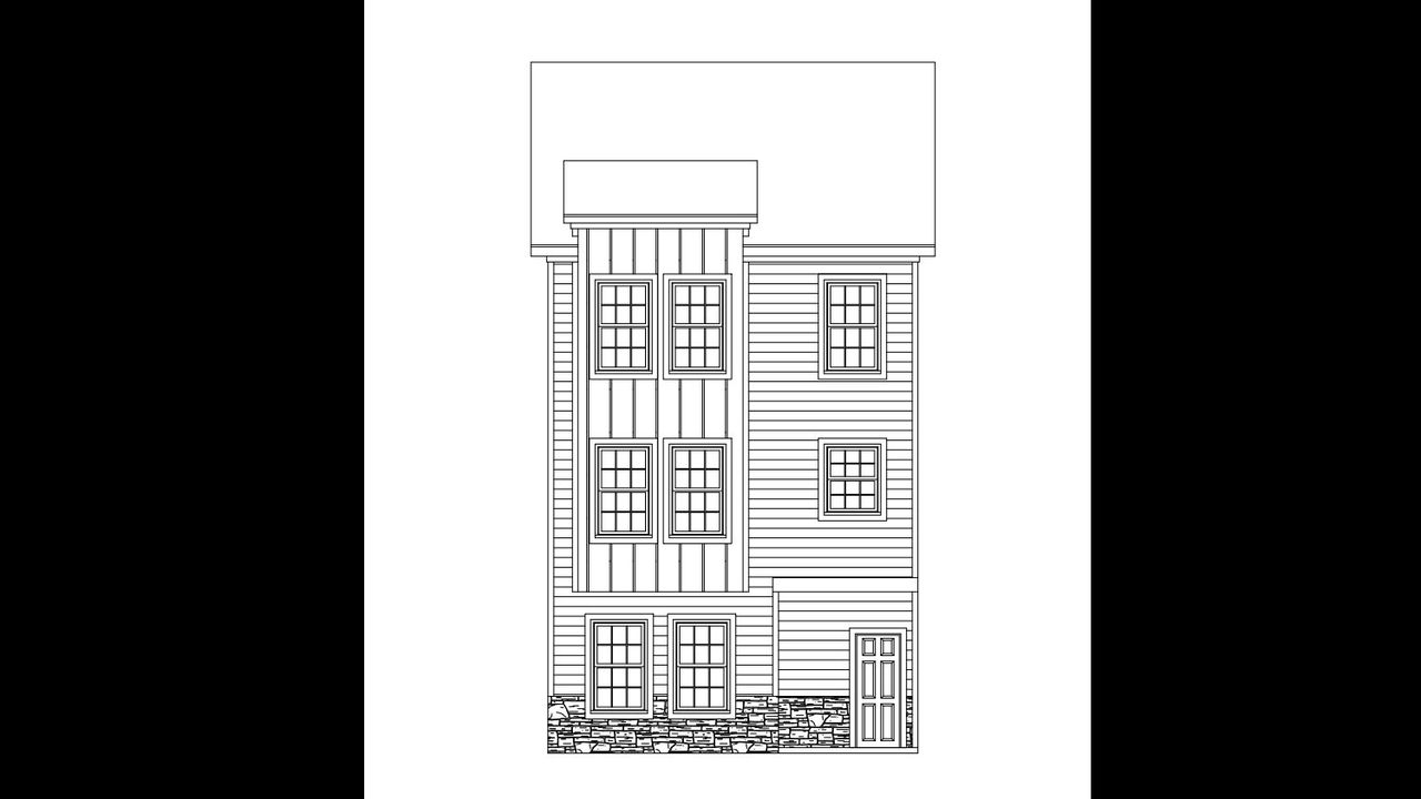 Front exterior of a new home in The Townes at Lake Norman, Mooresville, NC, highlighting curb appeal (Image 2).