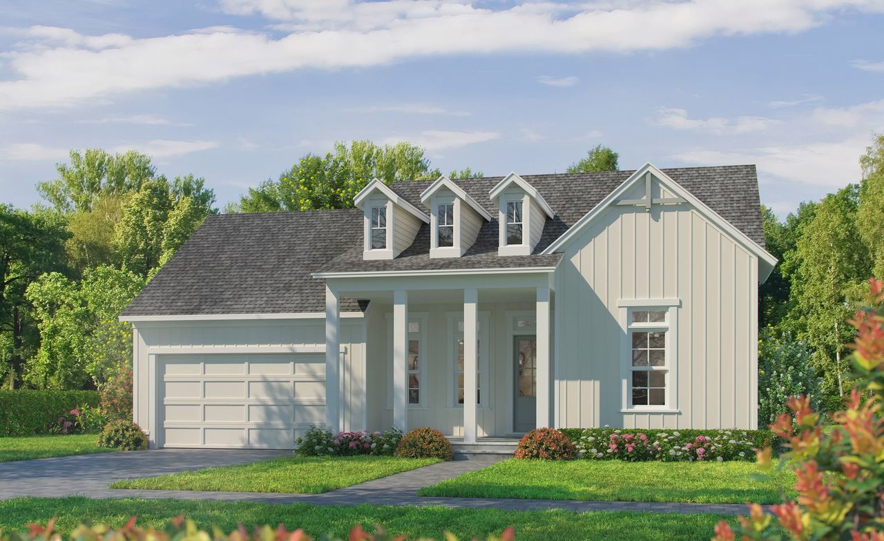 Representative exterior photo of a completed home built from the Costa Mesa by ICI Homes in Seven Pines, Jacksonville, FL (Image 2). Representative exterior photo of a completed home built from the Costa Mesa by ICI Homes in Seven Pines, Jacksonville, FL (Image 2).