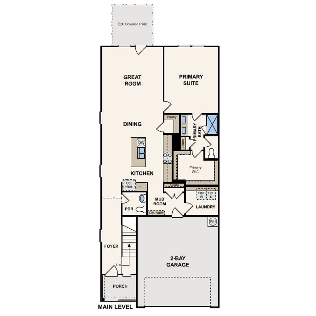 2D floor plan layout of this home in Sperling Farms, Ferris, TX (Image 2).