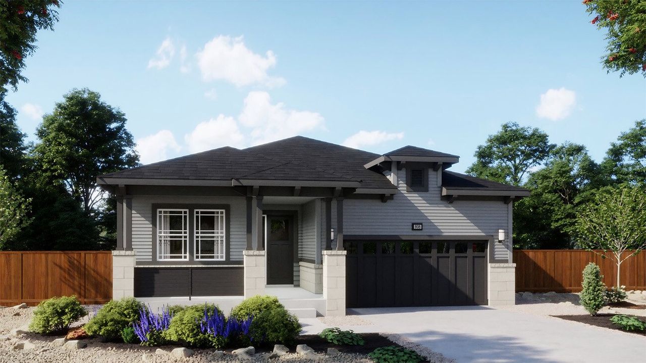 Representative exterior photo of a completed home built from the 4004 by Risewell Homes in The Manors Collection at Golden Overlook, Golden, CO (Image 2).