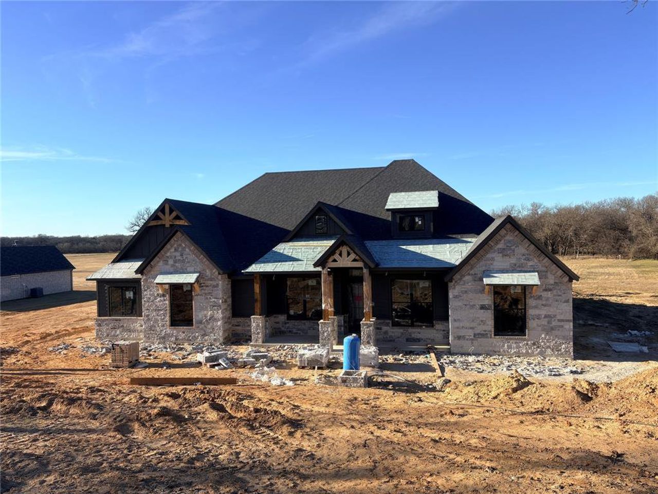 In-progress construction of a new home in , Decatur, TX (Image 2).