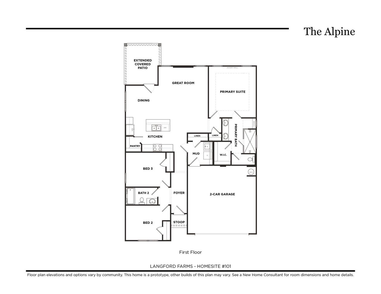 2D floor plan layout of this home in Langford Farms, Gallatin, TN (Image 2). 2D floor plan layout of this home in Langford Farms, Gallatin, TN (Image 2).