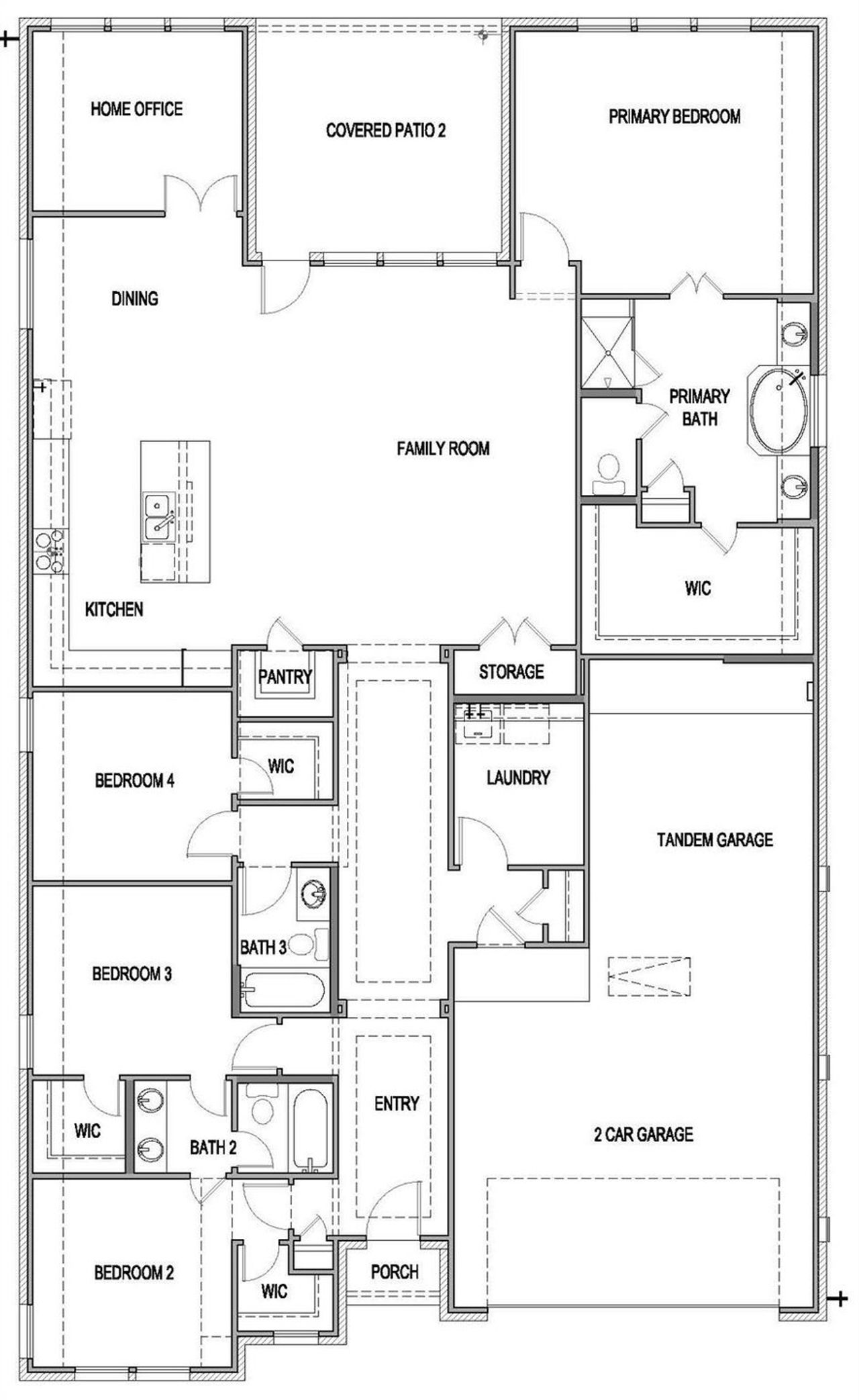 2D floor plan layout of this home in The Colony, Bastrop, TX (Image 2). 2D floor plan layout of this home in The Colony, Bastrop, TX (Image 2).