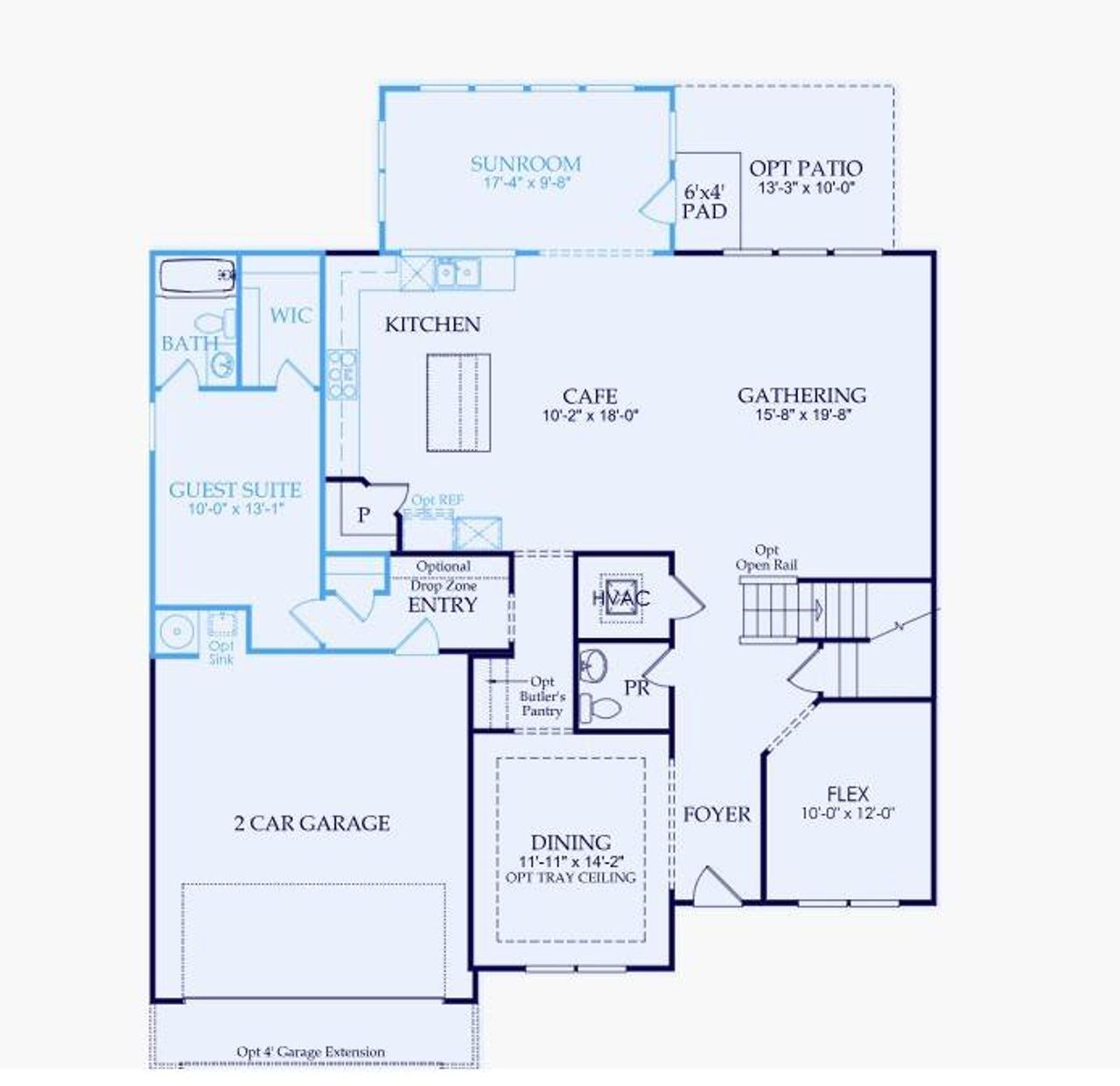 2D floor plan layout of this home in Arden, Cumming, GA (Image 2). 2D floor plan layout of this home in Arden, Cumming, GA (Image 2).
