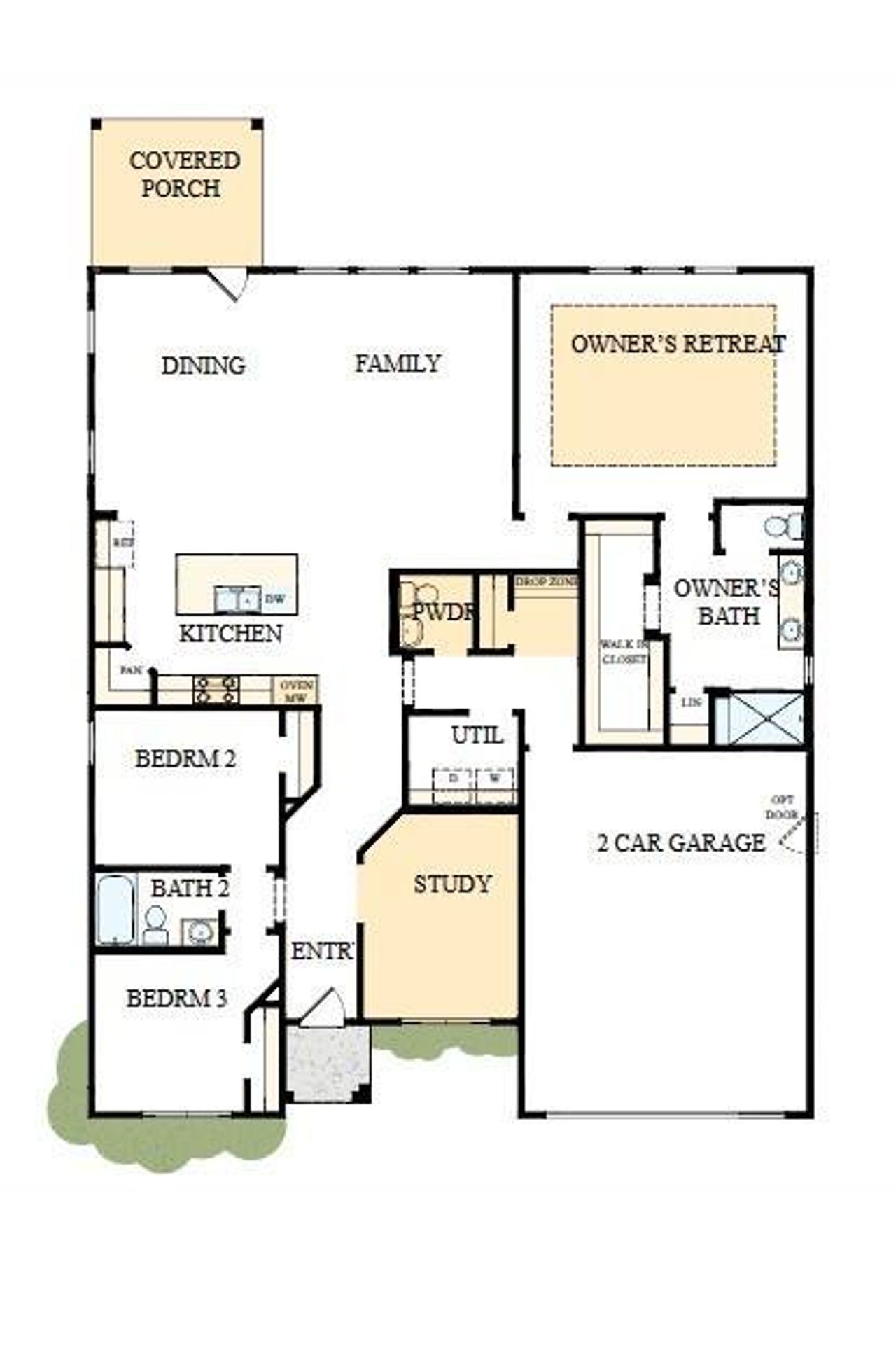 2D floor plan layout of this home in Encore at Harmony, Harrisburg, NC (Image 2). 2D floor plan layout of this home in Encore at Harmony, Harrisburg, NC (Image 2).