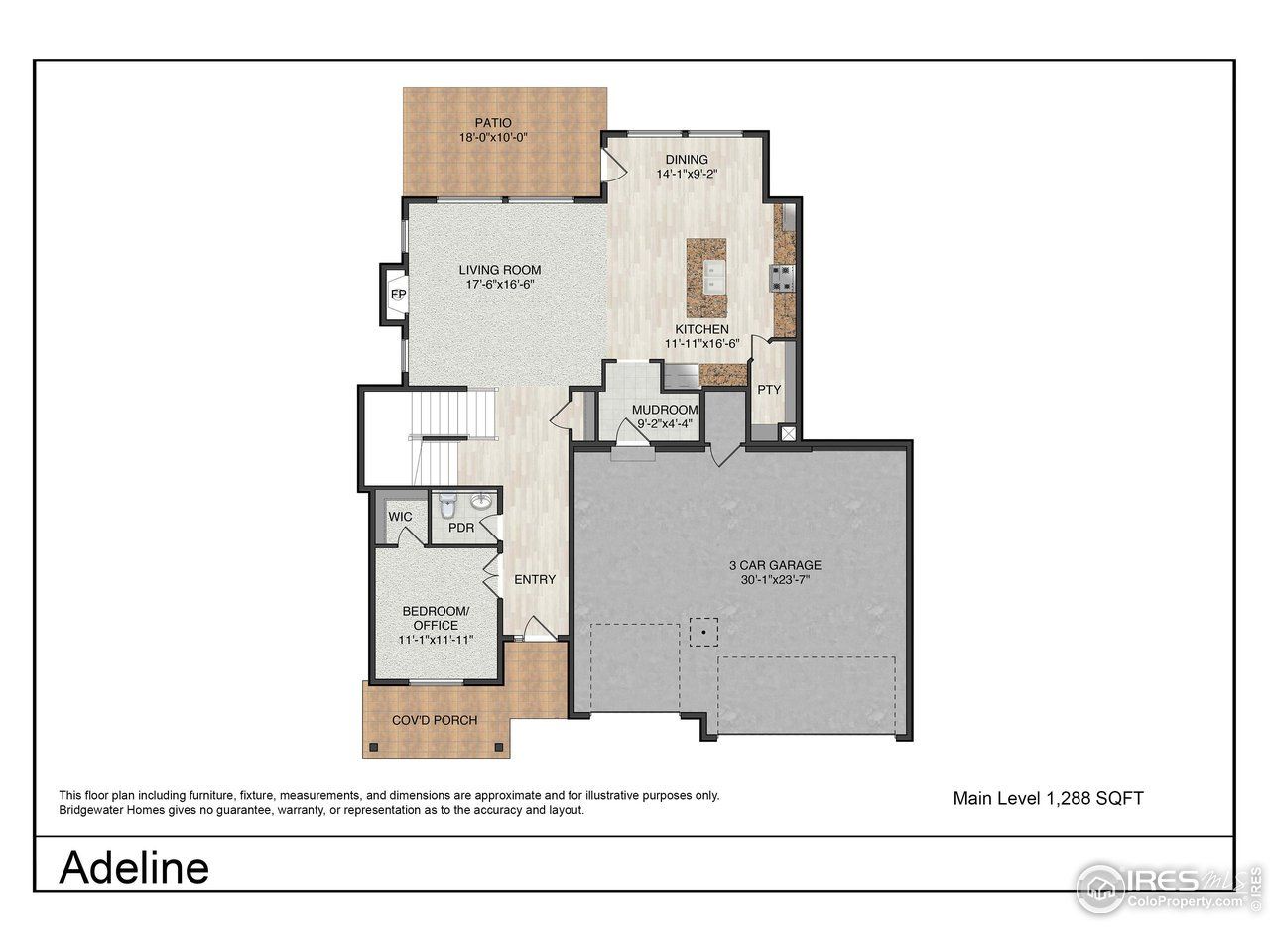 2D floor plan layout of this home in , Aurora, CO (Image 2).