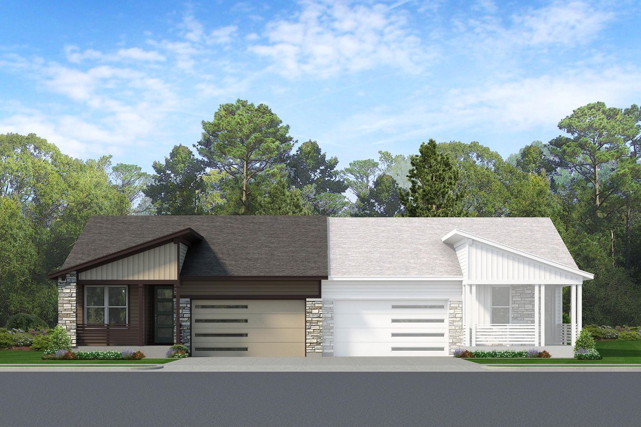 Representative exterior photo of a completed home built from the The Torreys by Risewell Homes in Cordovan, Firestone, CO (Image 2).