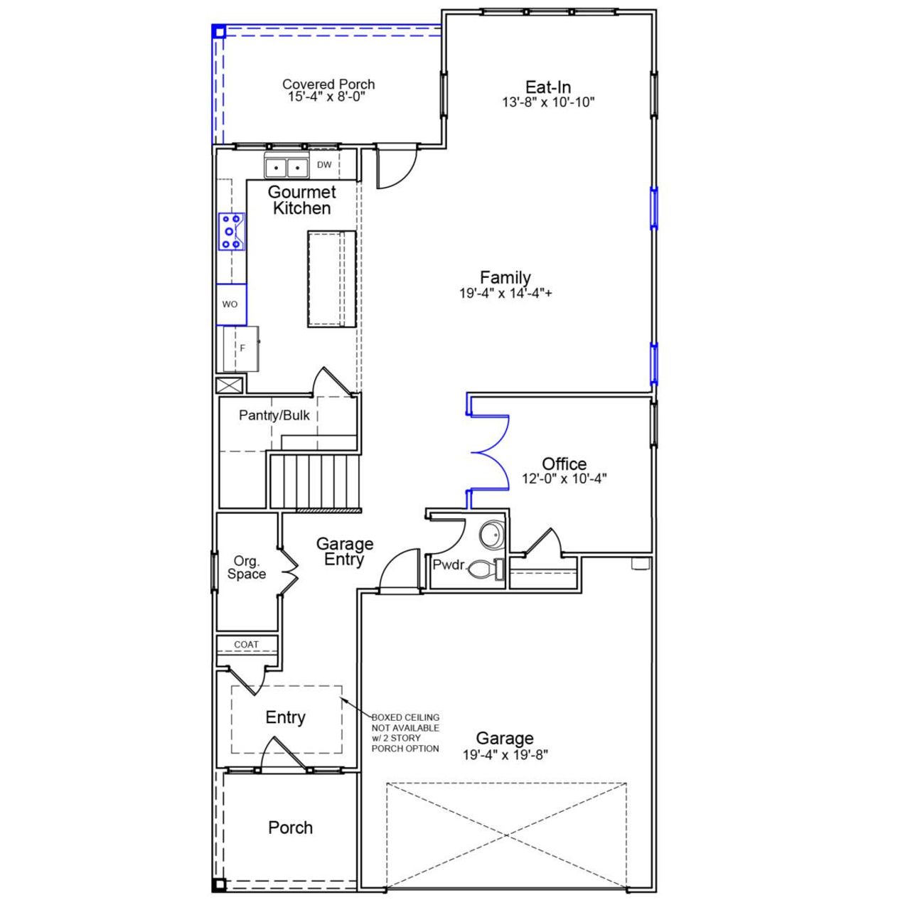 2D floor plan layout of this home in Sweetbrier, Durham, NC (Image 2).