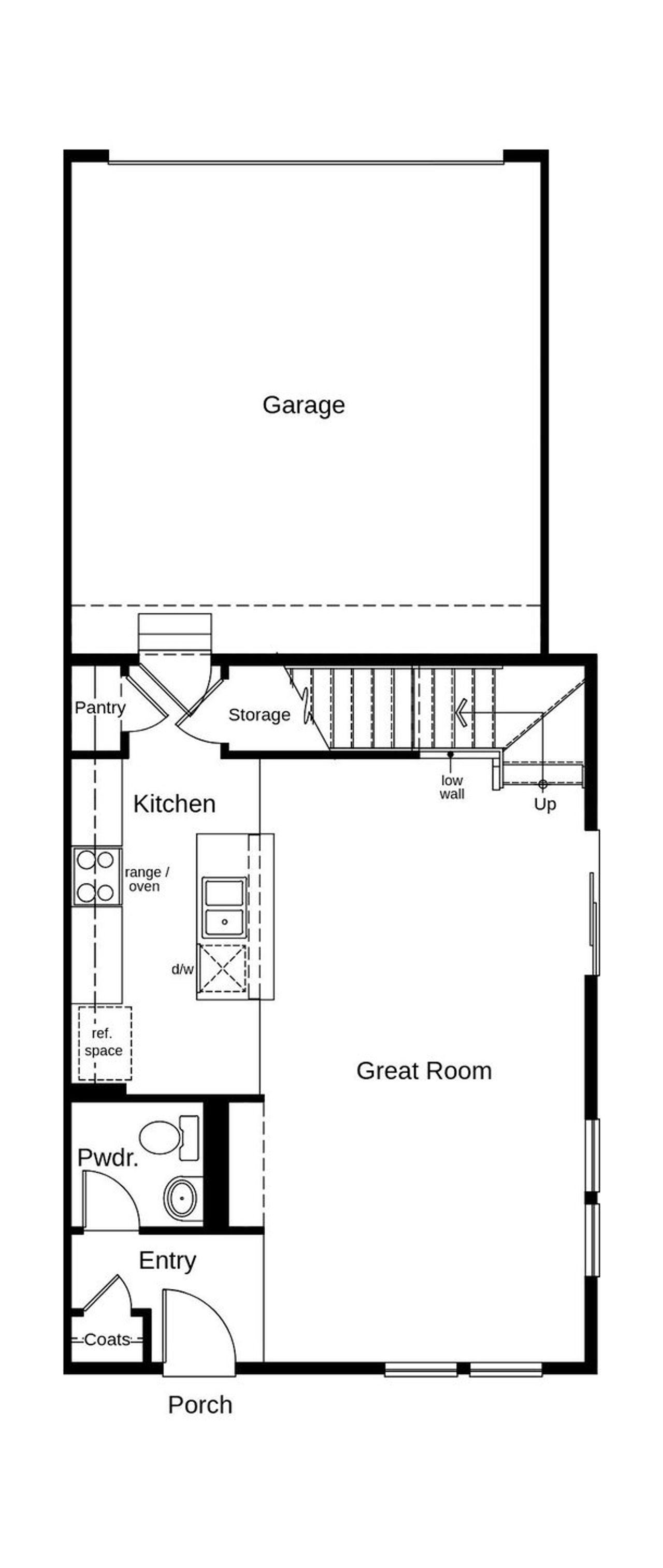 2D floor plan layout of this home in Farmlore Villas, Brighton, CO (Image 2).
