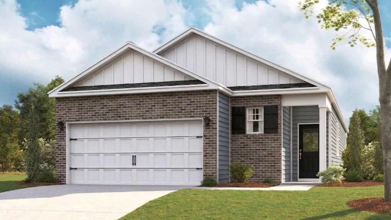 Representative exterior photo of a completed home built from the Allex by D.R. Horton in Fieldcrest Acres, Blountville, TN (Image 2).
