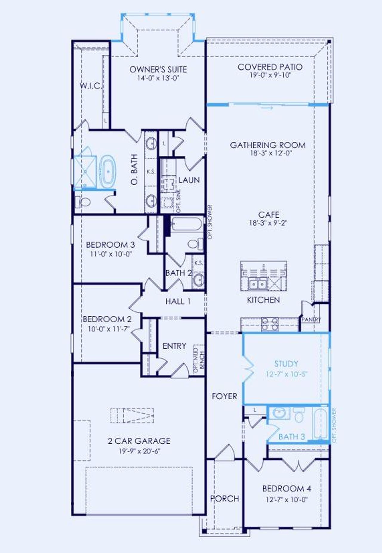 Pulte Homes, Elliot/TR201 floor plan Pulte Homes, Elliot/TR201 floor plan