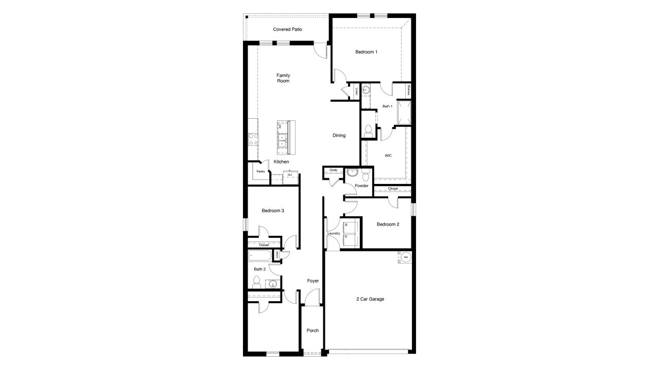2D floor plan layout of this home in Legado, Cleburne, TX (Image 2). 2D floor plan layout of this home in Legado, Cleburne, TX (Image 2).