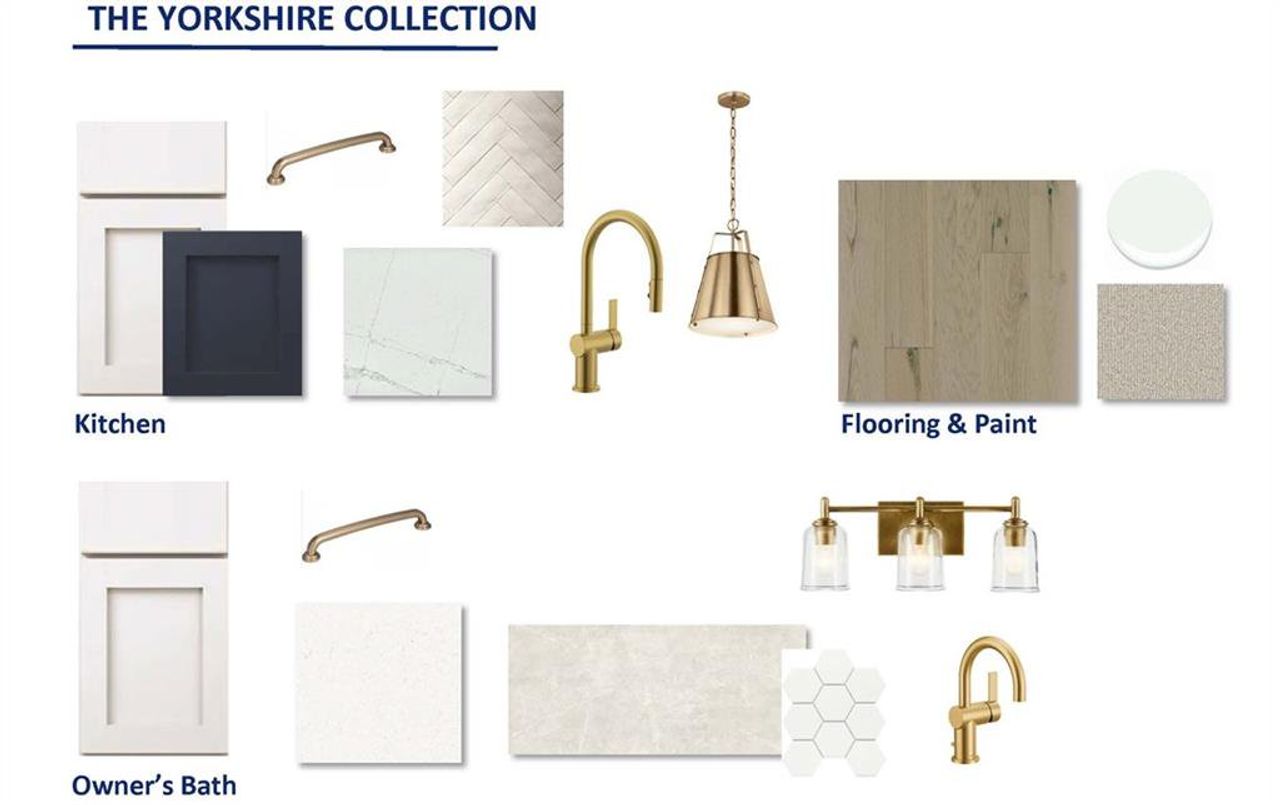 Sample of building materials used in homes in Maple Grove at Towne Lake, Woodstock (Image 2).