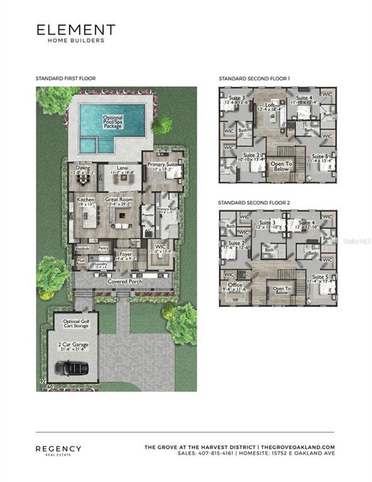 2D floor plan layout of this home in , Oakland, FL (Image 2).