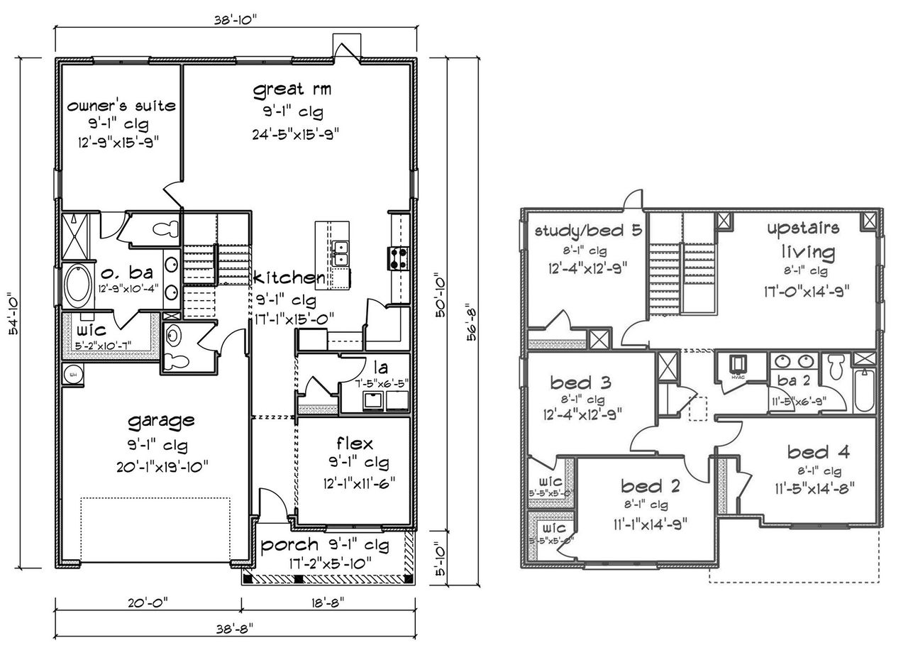2D floor plan layout for the The Embry by D.R. Horton in Titus Park, Panama City, FL (Image 2).