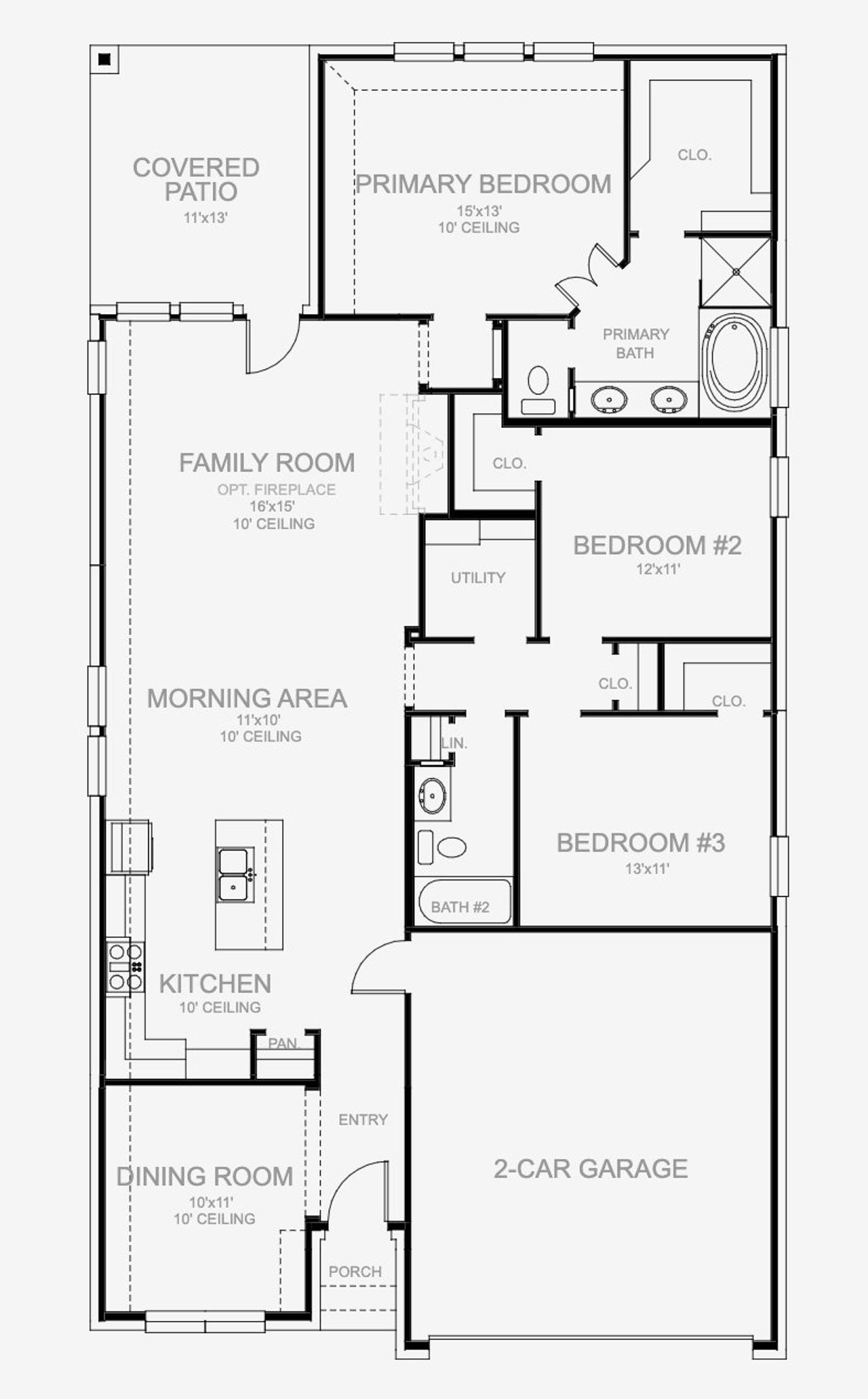 Image 2 representing the 1653P by Perry Homes in Escondido 45', Magnolia, TX. Image 2 representing the 1653P by Perry Homes in Escondido 45', Magnolia, TX.