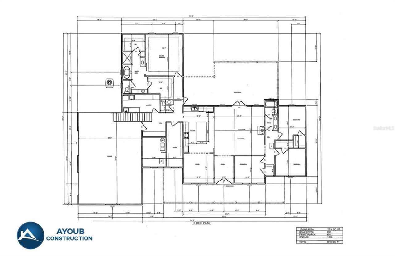 2D floor plan layout of this home in , High Springs, FL (Image 2).