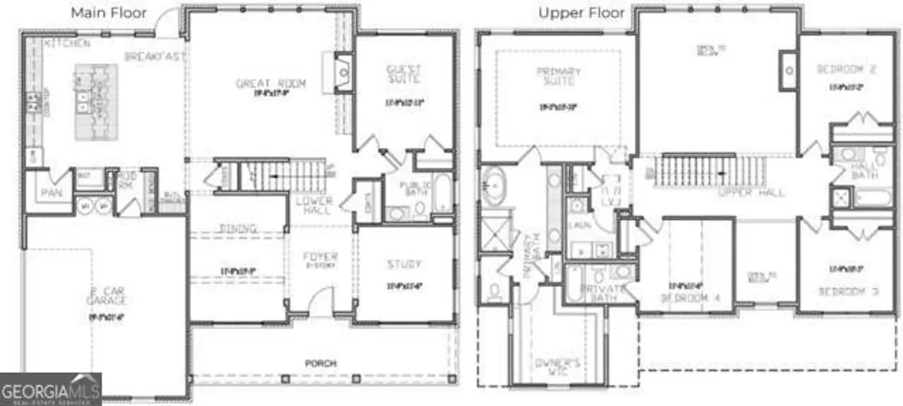 2D floor plan layout of this home in , Watkinsville, GA (Image 2). 2D floor plan layout of this home in , Watkinsville, GA (Image 2).