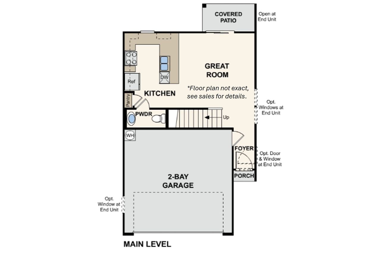 2D floor plan layout of this home in Goldfield Estates, Apache Junction, AZ (Image 2).