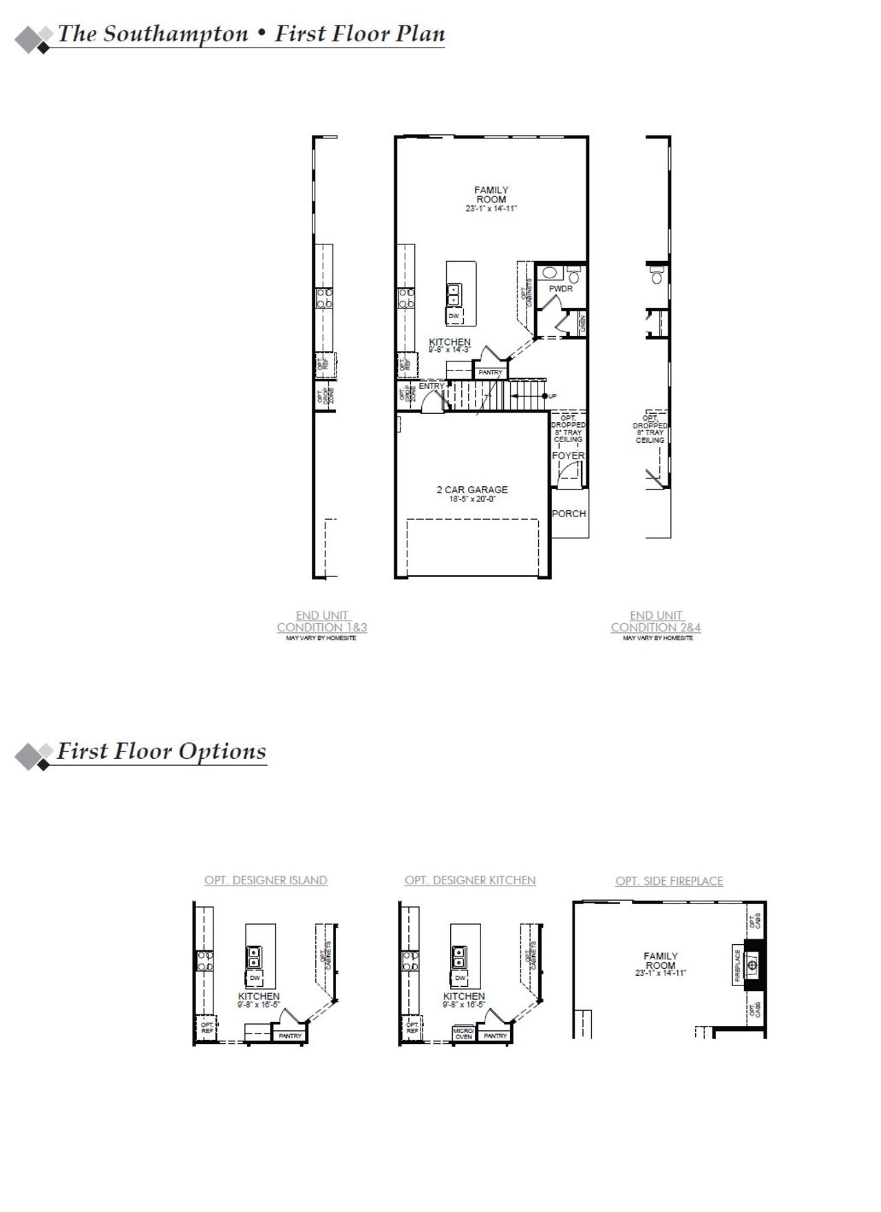 2D floor plan layout of this home in Harbor Crossing, Greensboro, NC (Image 2).