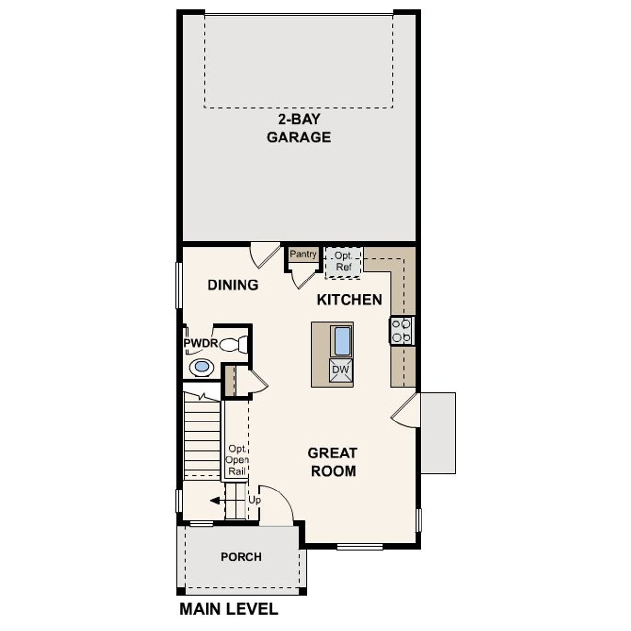 2D floor plan layout of this home in Windler, Aurora, CO (Image 2).