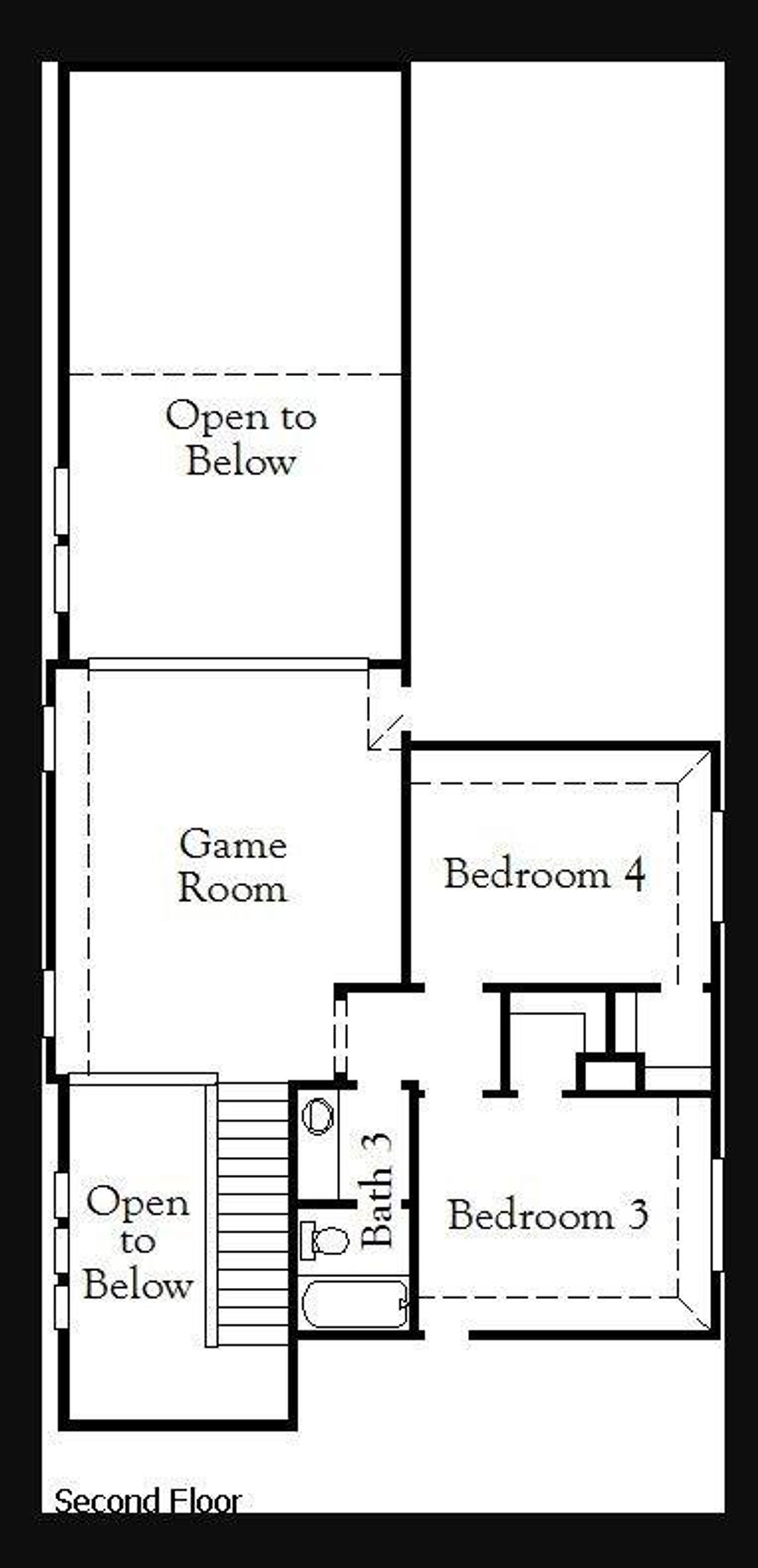 2D floor plan layout of this home in Bridgeland, Cypress, TX (Image 2). 2D floor plan layout of this home in Bridgeland, Cypress, TX (Image 2).