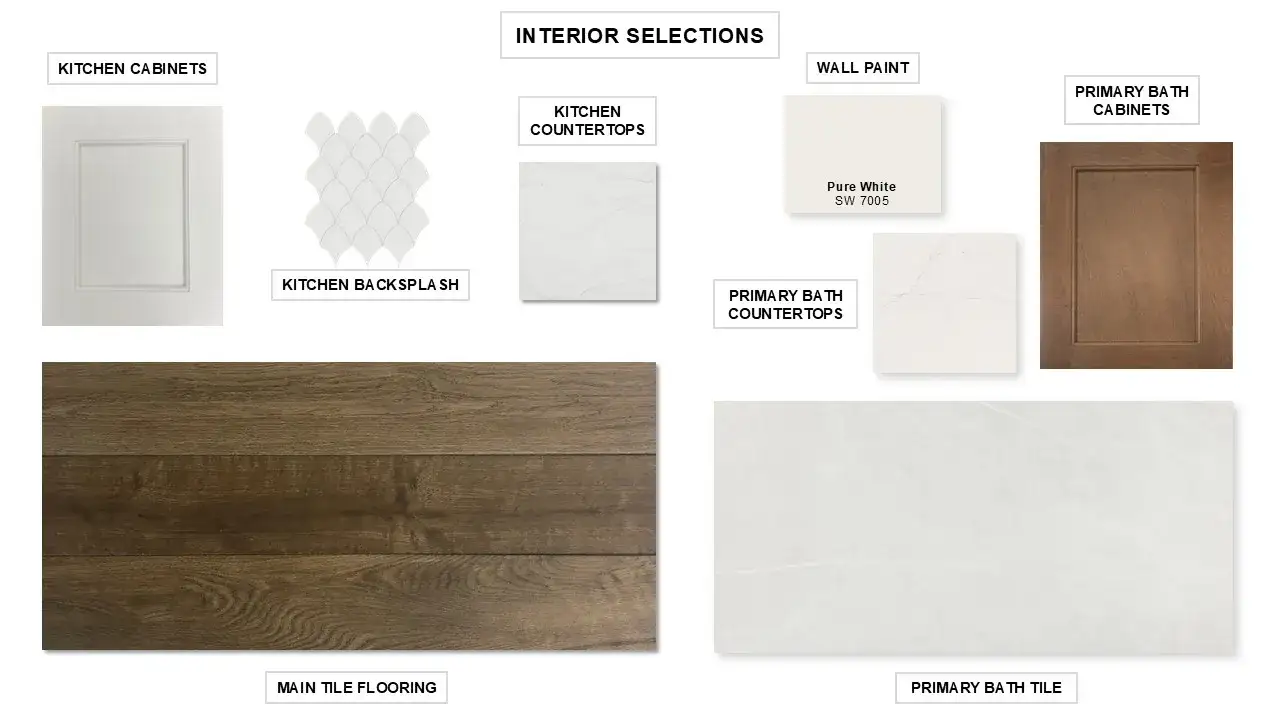 Sample of building materials used in homes in Artavia, Conroe (Image 2). Sample of building materials used in homes in Artavia, Conroe (Image 2).