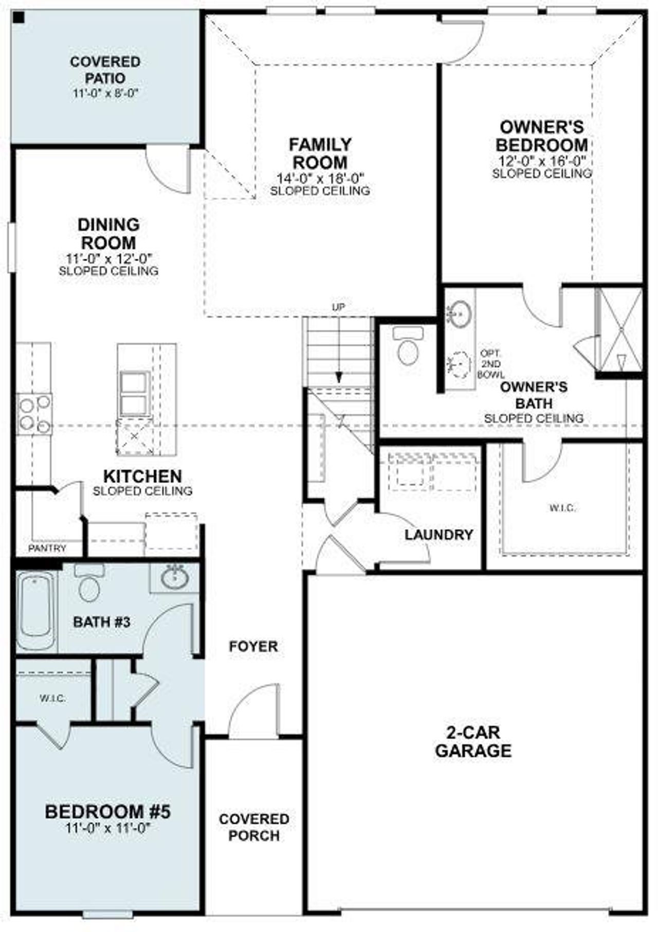 2D floor plan layout of this home in Cascades at Onion Creek, Austin, TX (Image 2). 2D floor plan layout of this home in Cascades at Onion Creek, Austin, TX (Image 2).
