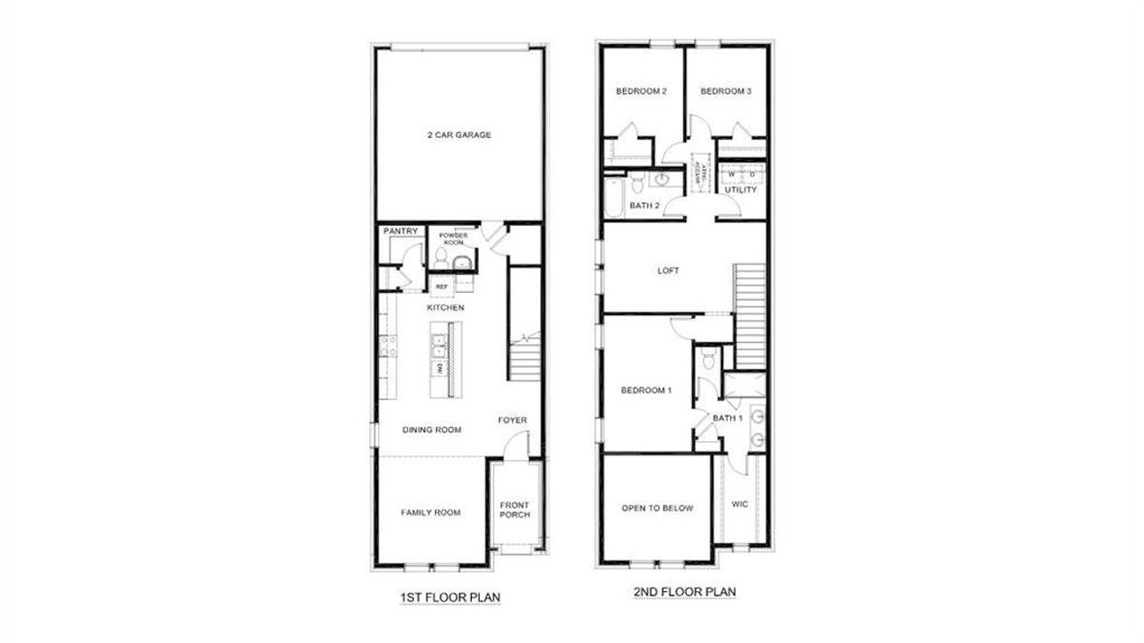 2D floor plan layout of this home in Waterbend, Euless, TX (Image 2).