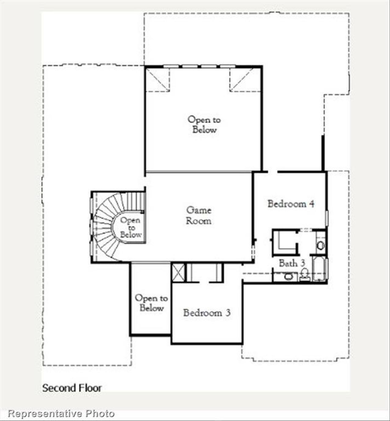 Hamlin Second Floor Plan