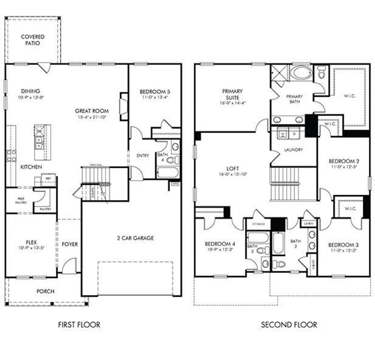 2D floor plan layout of this home in Harmony Manor, Fairburn, GA (Image 2). 2D floor plan layout of this home in Harmony Manor, Fairburn, GA (Image 2).