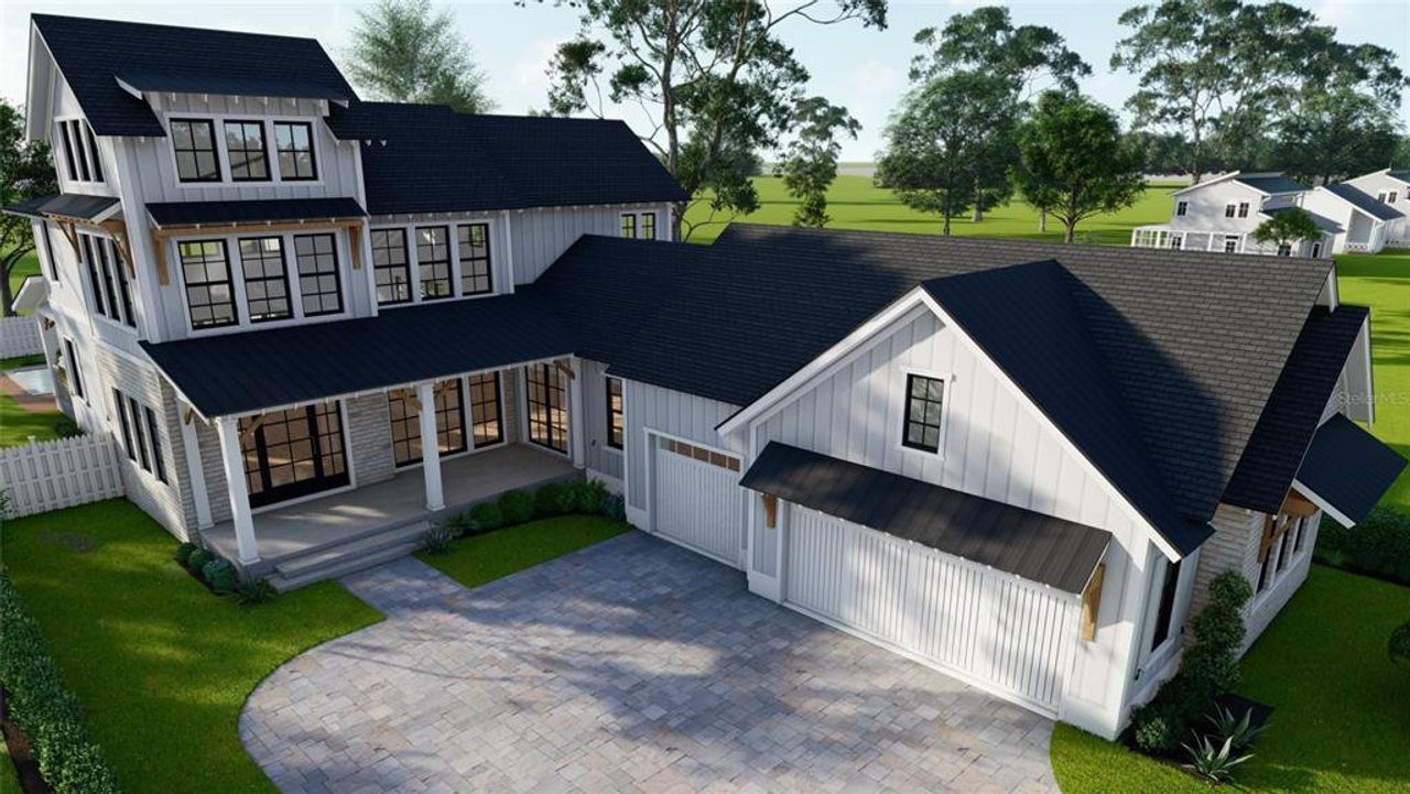 Front exterior of a new home in Oakland Park, Oakland, FL, highlighting curb appeal (Image 2).