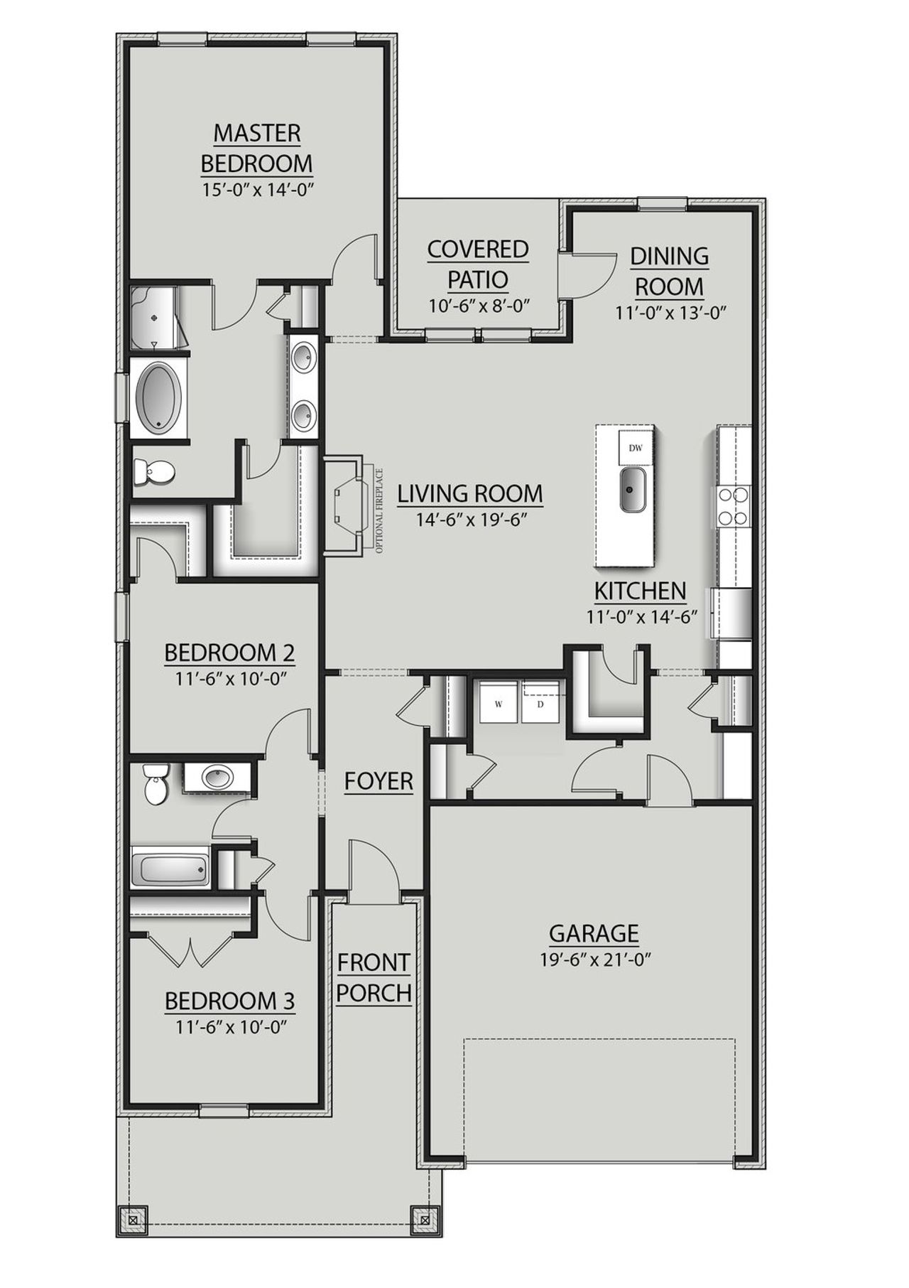 2D floor plan layout for the Nolana IV I by DSLD Homes in White Wolf Run, Crestview, FL (Image 2). 2D floor plan layout for the Nolana IV I by DSLD Homes in White Wolf Run, Crestview, FL (Image 2).
