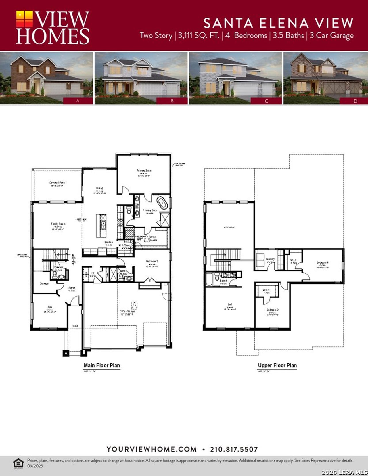 2D floor plan layout of this home in , New Braunfels, TX (Image 2).
