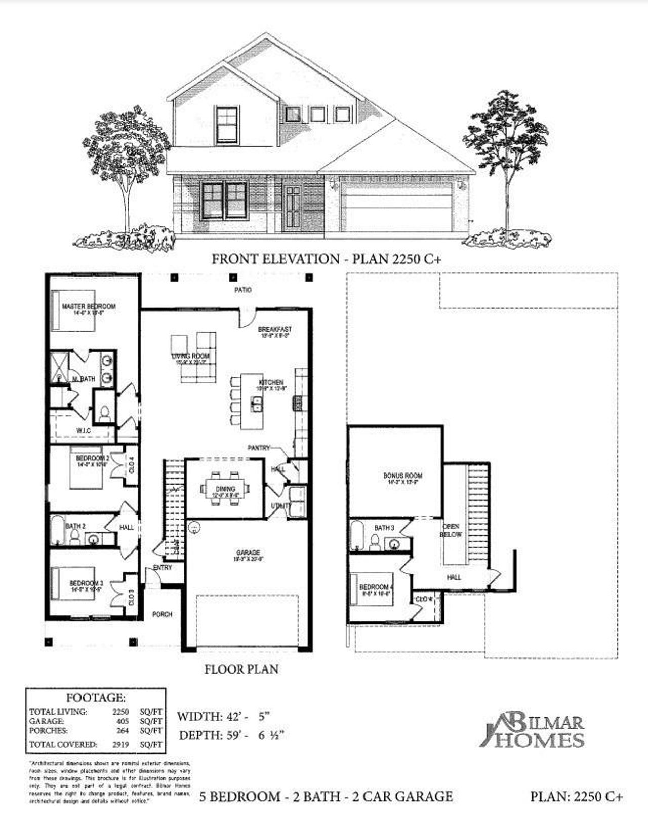 2D floor plan layout of this home in , Santa Fe, TX (Image 2).
