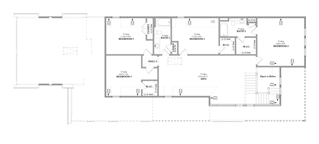 2D floor plan layout for the The Cantor Executive 4 C by Signature Homes in June Lake, Thompson's Station, TN (Image 2). 2D floor plan layout for the The Cantor Executive 4 C by Signature Homes in June Lake, Thompson's Station, TN (Image 2).