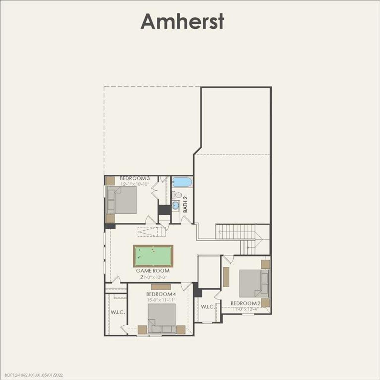 2D floor plan layout of this home in Arabella on the Prairie, Richmond, TX (Image 2). 2D floor plan layout of this home in Arabella on the Prairie, Richmond, TX (Image 2).