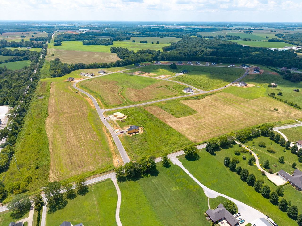 Site preparation for new homesites in Wofford Estates, Clarksville (Image 2).